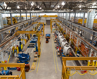 Gyárépület belső tere