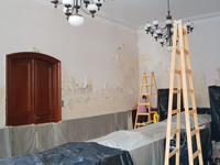 Eötvös Loránd Tudományegyetem tapétázás és glettelés előtt