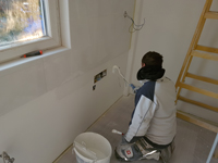 Gipszkartonozott fal festése