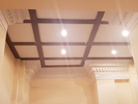 ELTE mennyezeti és mennyezeti stukkó festése