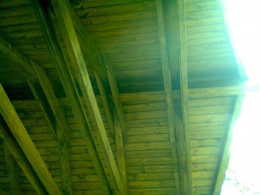 Tetőszerkezet belső része