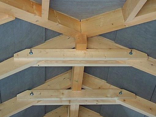 Tetőgerendák találkozása, csapolása