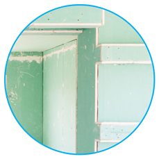 Gipszkartonzott helyiség